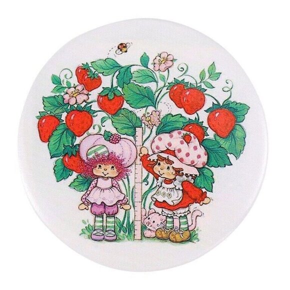 Jewelry - 5/$20 Strawberry Shortcake Vintage Style Button 1980's Cartoon Pin
